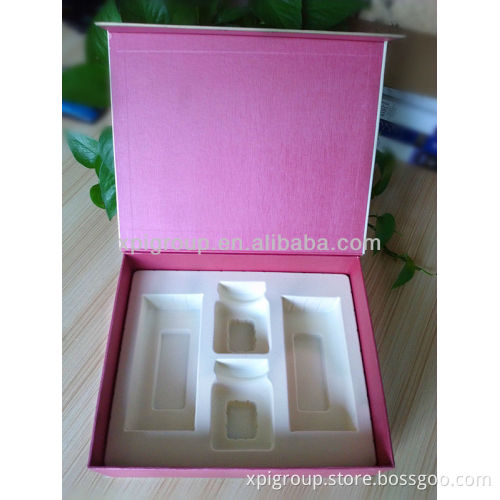 candle packaging box with plastic insert tray
